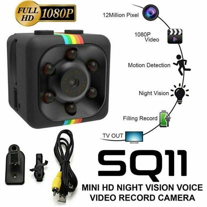 Снимка на SQ11 мини камера HD видеокамера за нощно виждане 1080P мини DVR