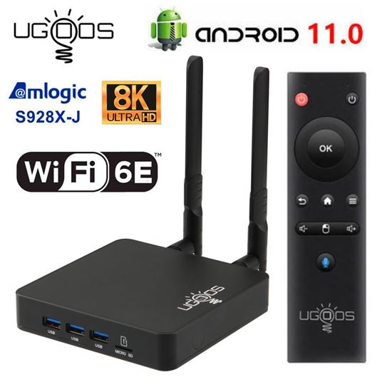 Picture of Тв бокс UGOOS AM8 Андроид 11 Amlogic S928X-J 4GB 32GB WiFi6E BT5.3