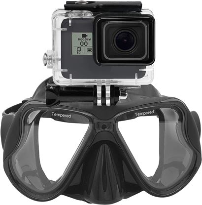 Picture of Подводна силиконова очила маска за гмуркане съвместими с GoPro Hero и други