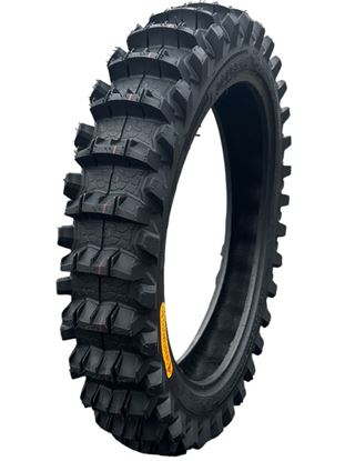 Снимка на Задна Гума 110/90/19 Enduro-A Smartmoto Hard 1 Червена Линия 59е